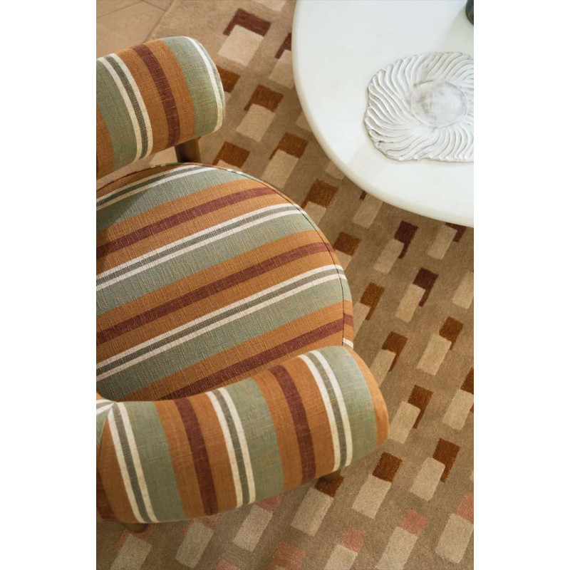 Tissu à rayures Via Verri Milan Casamance