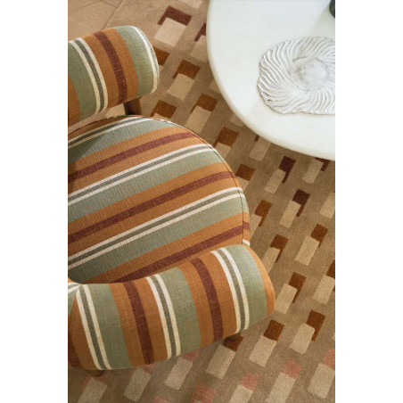 Tissu à rayures Via Verri Milan Casamance