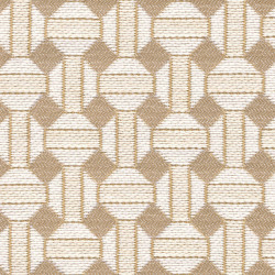 Tissu géométrique Sarnico Élitis