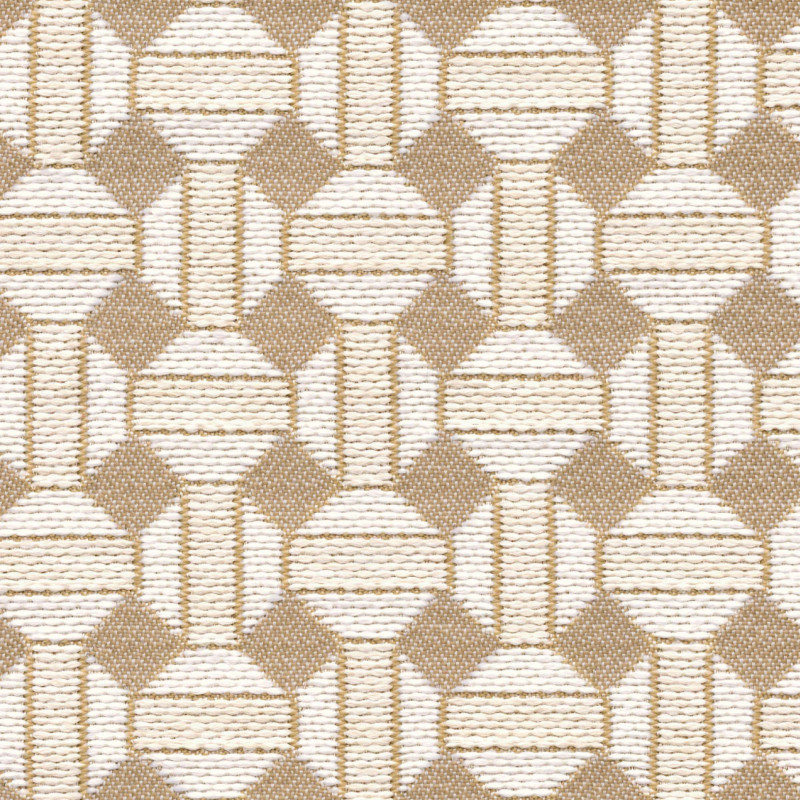 Tissu géométrique Sarnico Élitis