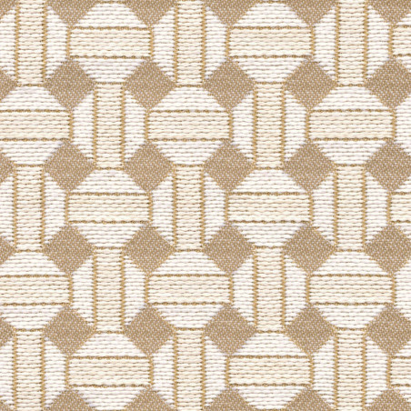 Tissu géométrique Sarnico Élitis