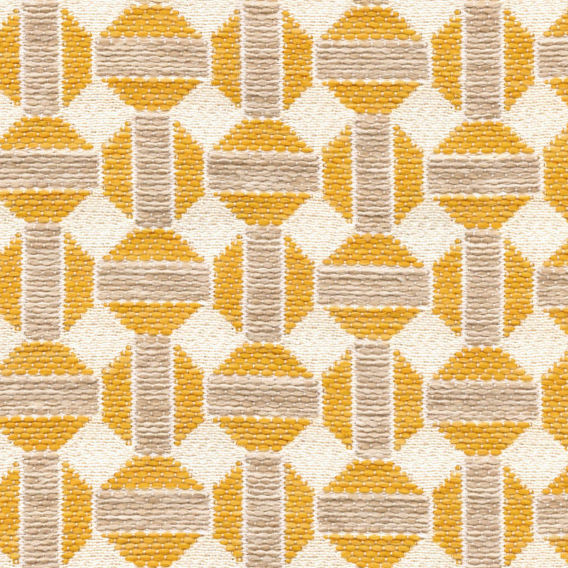 Tissu géométrique Sarnico Élitis