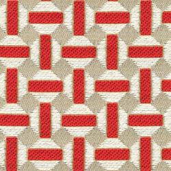 Tissu géométrique Sarnico Élitis