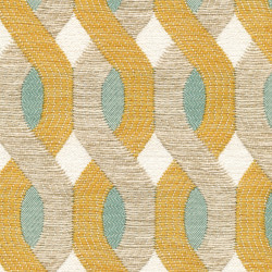 Tissu géométrique Aquarama Élitis