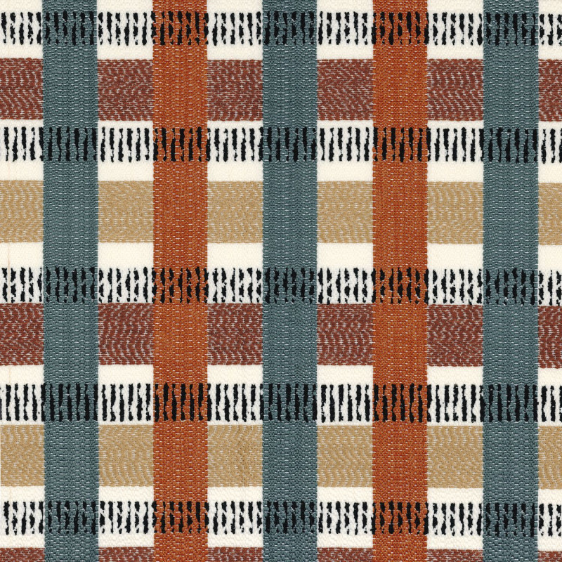 Tissu à carreaux Santana Casamance