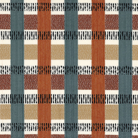 Tissu à carreaux Santana Casamance