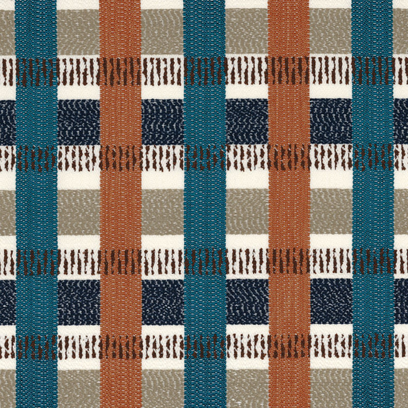 Tissu à carreaux Santana Casamance