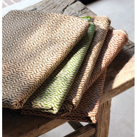 Tissu géométrique Minoa Casamance