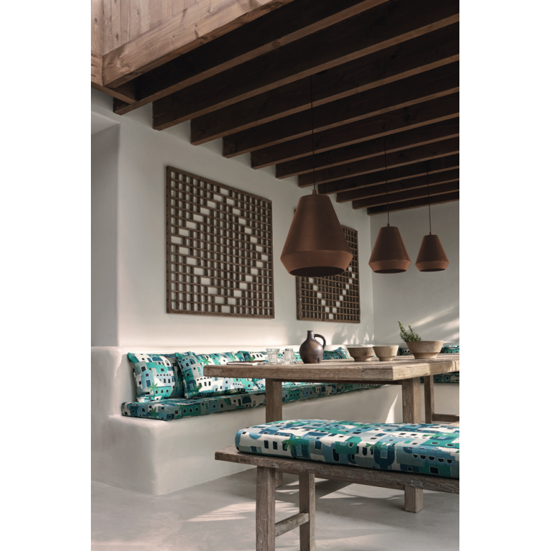 Tissu géométrique Amorgos Casamance