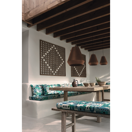 Tissu géométrique Amorgos Casamance