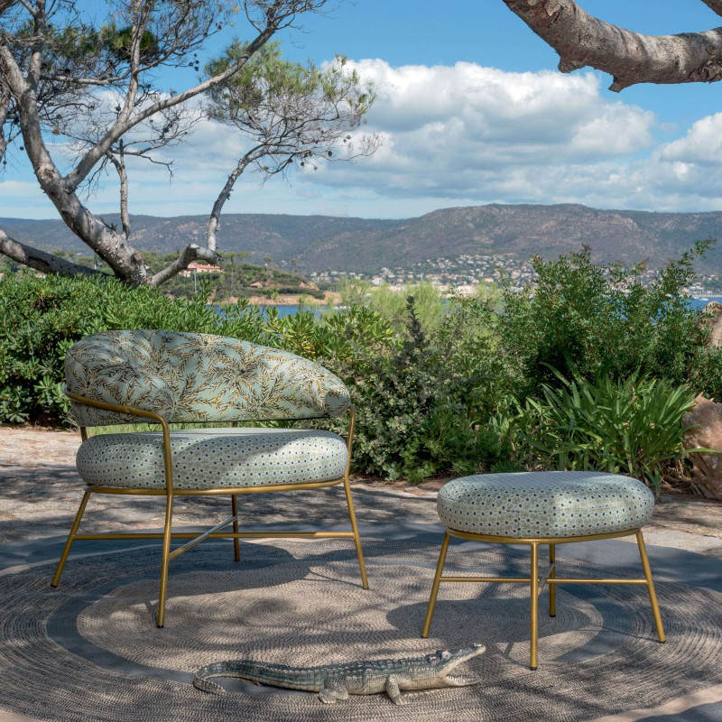 Tissu fleuri Rumba Elitis