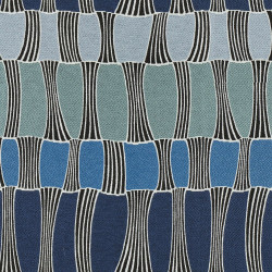 Tissu géométrique Santa Cruz Elitis