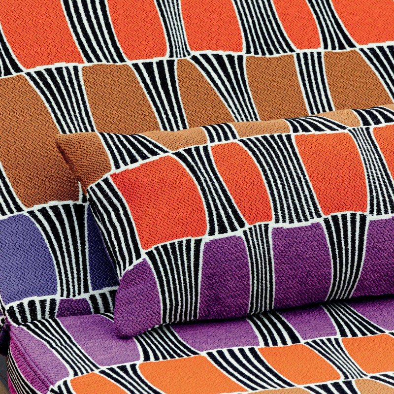 Tissu géométrique Santa Cruz Elitis