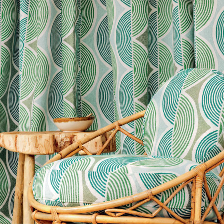 Tissu géométrique Parana Elitis