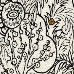 Tissu fleuri Eden Daddy Elitis