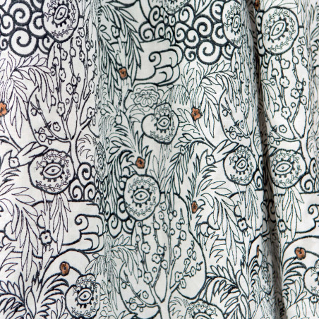Tissu fleuri Eden Daddy Elitis