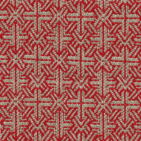 Tissu géométrique Marsala Elitis
