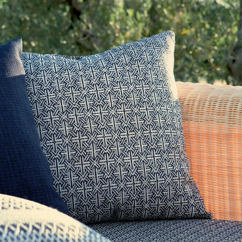 Tissu géométrique Marsala Elitis
