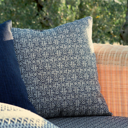 Tissu géométrique Marsala Elitis