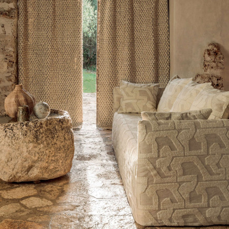Tissu géométrique Eivissa Elitis