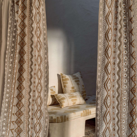 Tissu fleuri Menorca Elitis