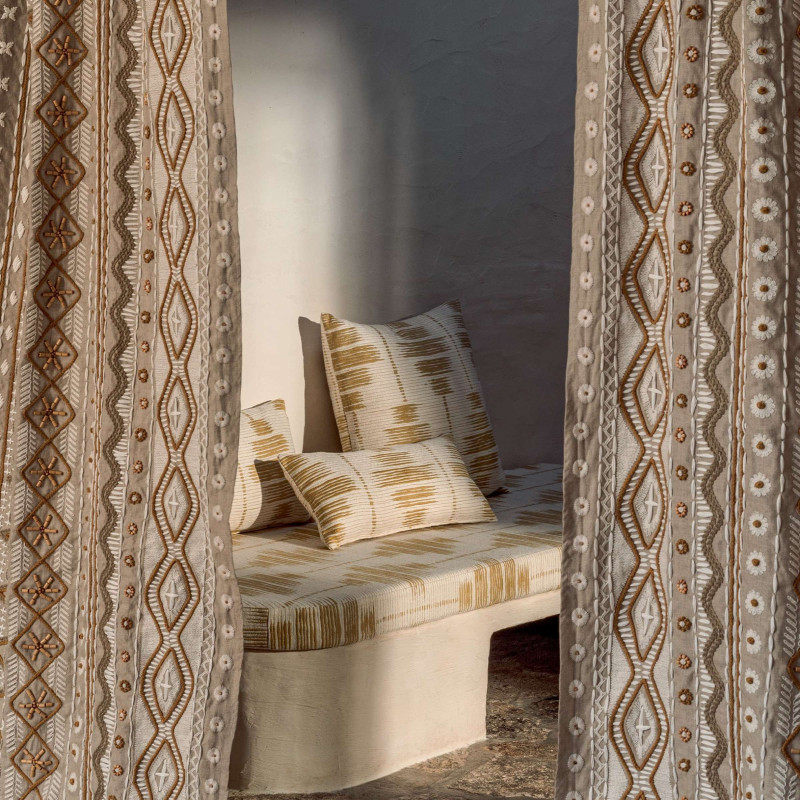 Tissu abstrait Talaia Elitis