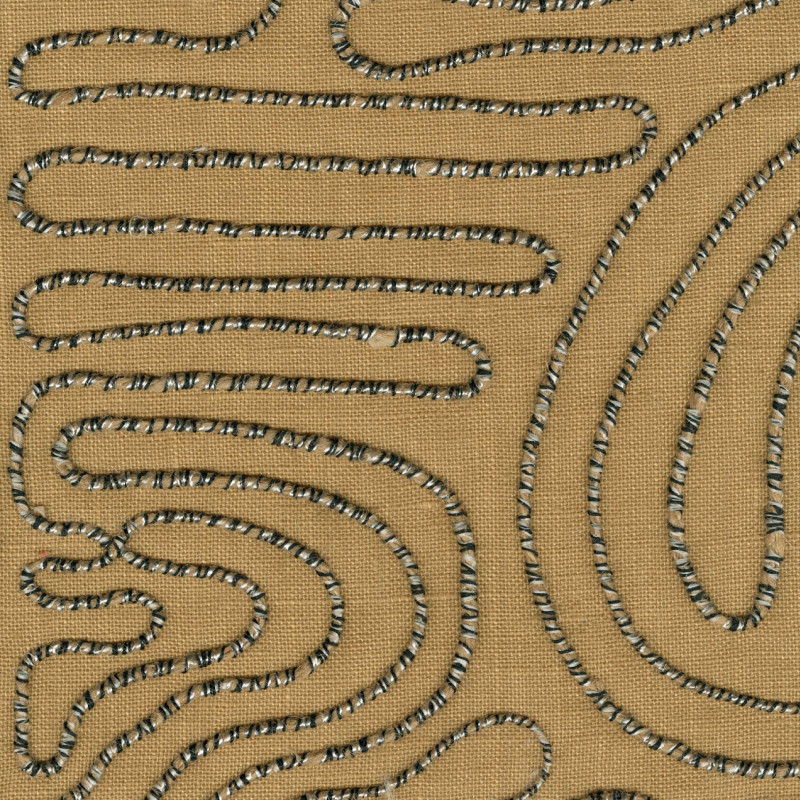 Tissu abstrait Llenya Elitis