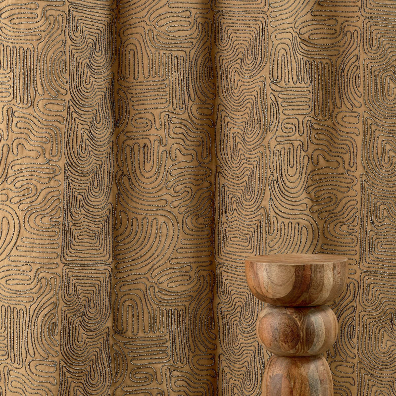 Tissu abstrait Llenya Elitis