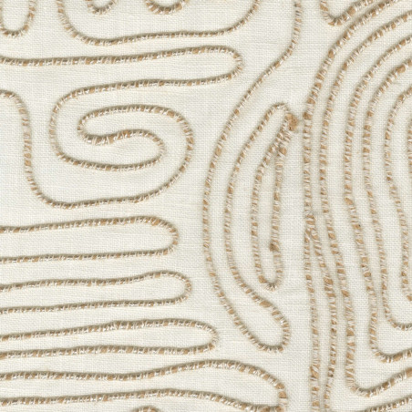 Tissu abstrait Llenya Elitis