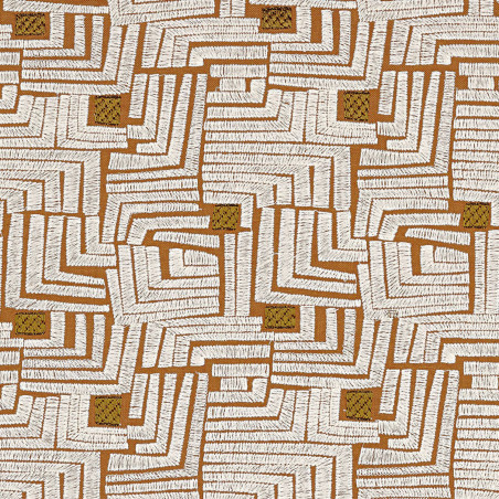 Tissu géométrique Composition Casamance