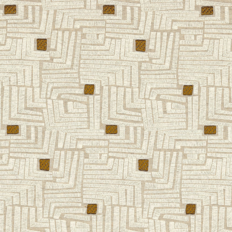 Tissu géométrique Composition Casamance