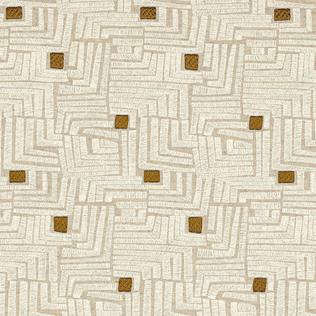 Tissu géométrique Composition Casamance