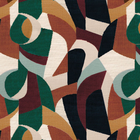 Tissu géométrique Andine Casamance