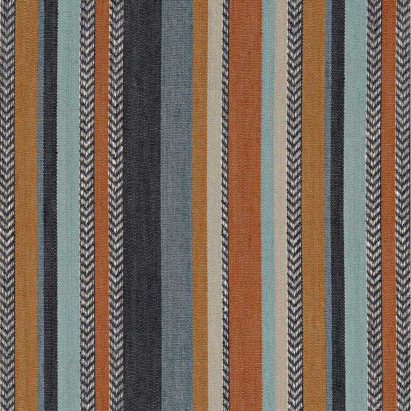 Tissu à rayures Costa nova Casamance