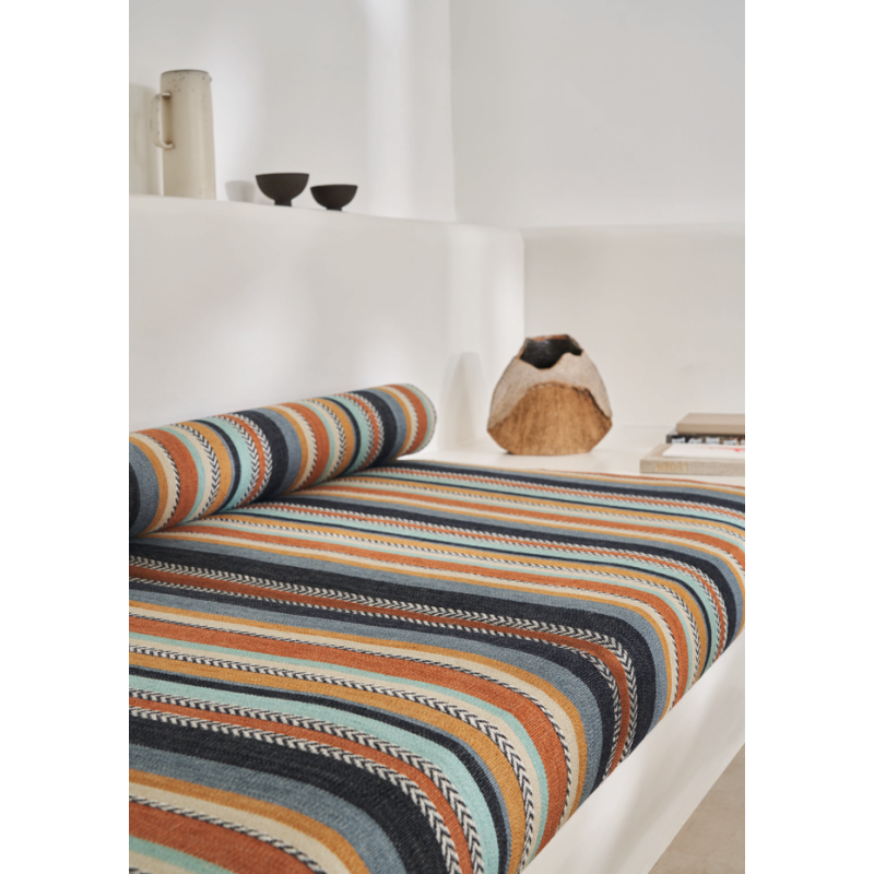 Tissu à rayures Costa nova Casamance