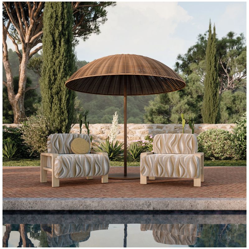 Tissu abstrait West bay Casamance