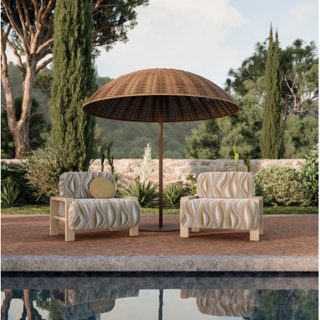 Tissu abstrait West bay Casamance