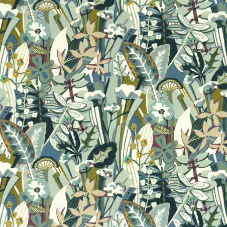 Tissu fleuri Pareo Camengo
