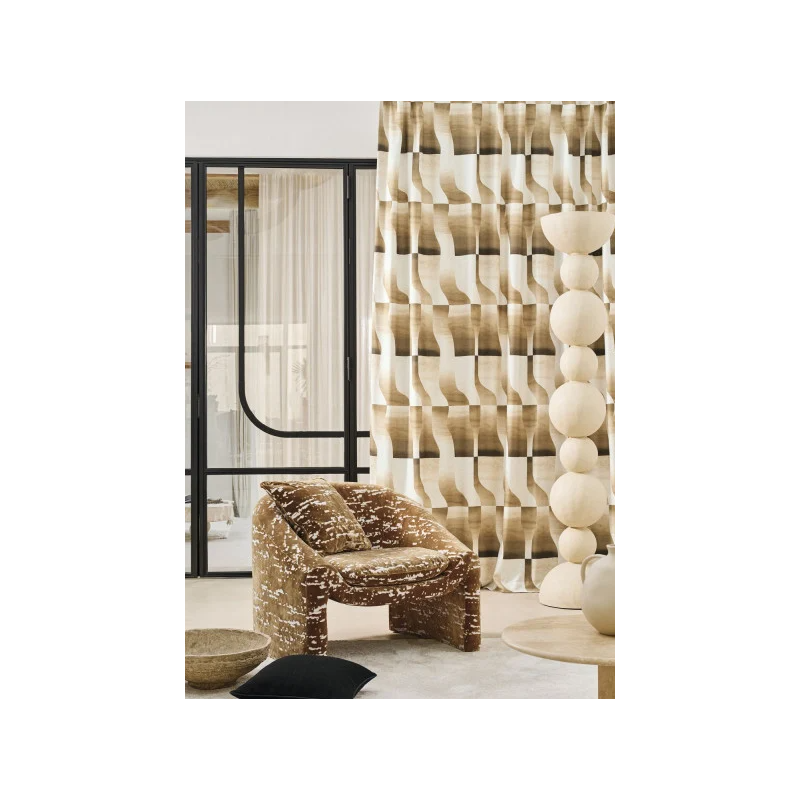 Tissu abstrait Hyalin Camengo