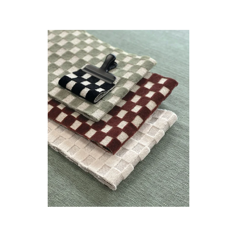 Tissu à carreaux Scacchiera Camengo