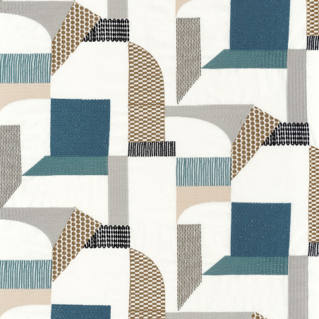 Tissu géométrique Boomerang Camengo