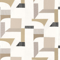 Tissu géométrique Boomerang Camengo