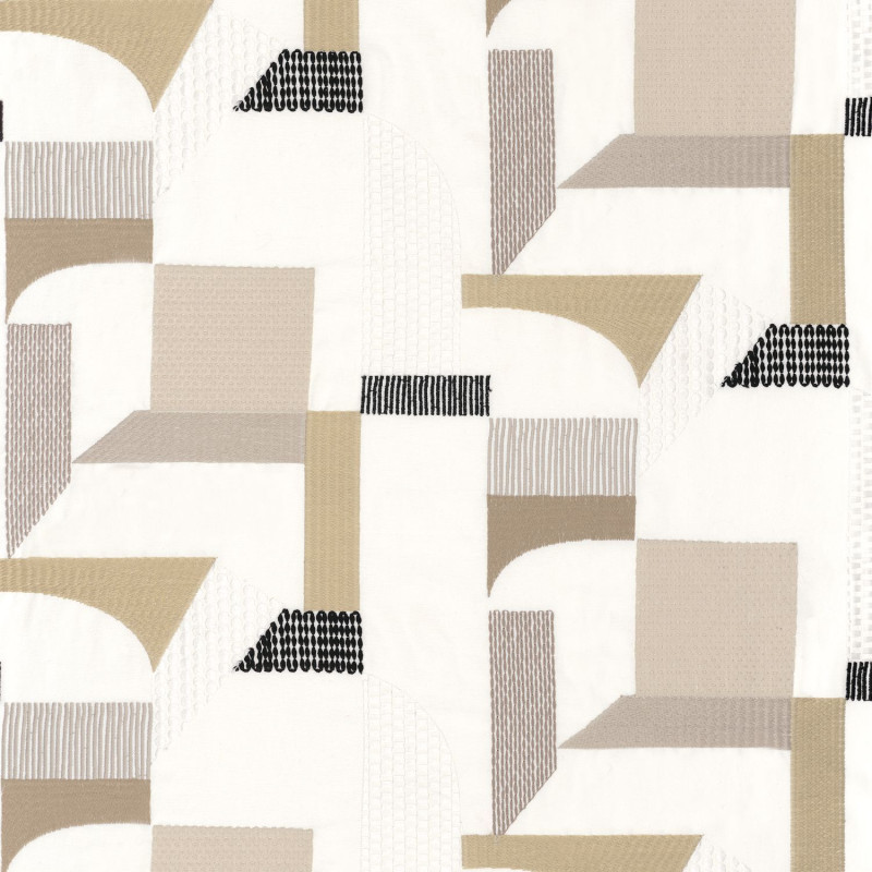 Tissu géométrique Boomerang Camengo