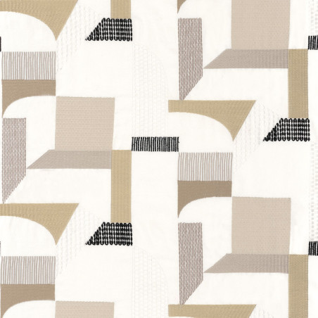 Tissu géométrique Boomerang Camengo
