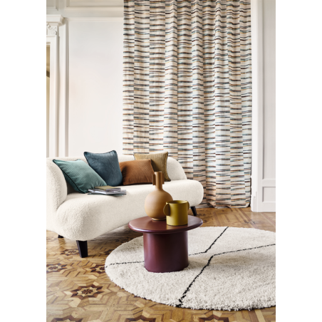 Tissu à rayures Bakélite Camengo