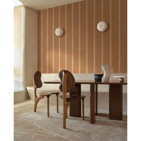 Papier peint vinyle rayures Andati Casamance