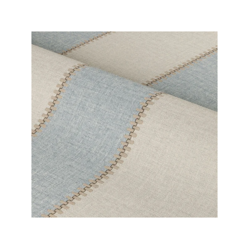 Papier peint vinyle rayures Azur Casamance