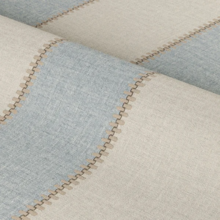 Papier peint vinyle rayures Azur Casamance