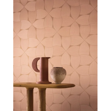 Papier peint vinyle motifs géométriques Sienna Casamance