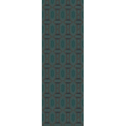 Papier peint vinyle motifs géométrique Racines Casamance